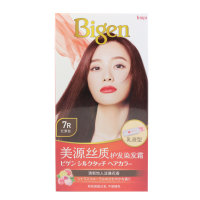 美源(MEIYUAN)丝质护发染发霜 7R红栗色(日本美源染发剂 健康遮盖白发染发膏)