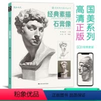 [正版]经典素描石膏像五官结构头像临摹范本人头像人物美术生艺考联考肖像画册画画入门照片精选书籍亚历山大伏尔泰小卫头骨教