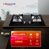 万和(Vanward) 液化气燃气灶 JZY-Q1L03Q 4.5kW大火力双眼灶 钢化玻璃台嵌两用一级能效 嵌入式台式