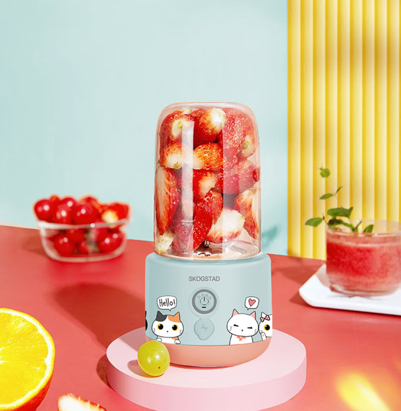 思嘉思达五福猫果汁杯SKD-Z0083