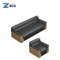 豫庄德西皮沙发3+1套