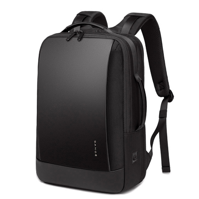 班歌BANGE商务双肩包男简约出差旅行包行李包大容量书包男士背包电脑包15.6寸男