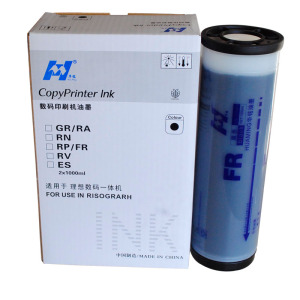 华铭 FR油墨适用理想FR291 FR292 FR293 FR295一体机油墨 速印机油墨 版纸