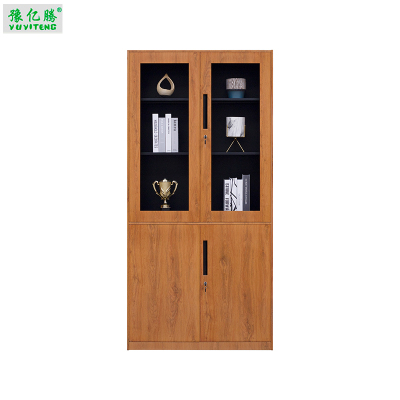 豫亿腾 木纹转印钢制大器械柜,档案柜,器械柜,钢制文件柜,更衣柜,办公抽屉铁皮柜,资料柜,木纹转印,加厚0.8m