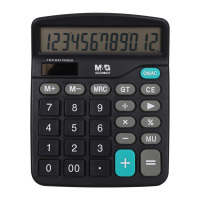 晨光计算器1个*2桌面型双电源大屏幕计算机ADG98837