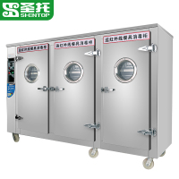 圣托（Shentop）远红外线高温商用消毒柜 201不锈钢三门大容量 酒店厨房消毒碗柜 RTP1700-Z31
