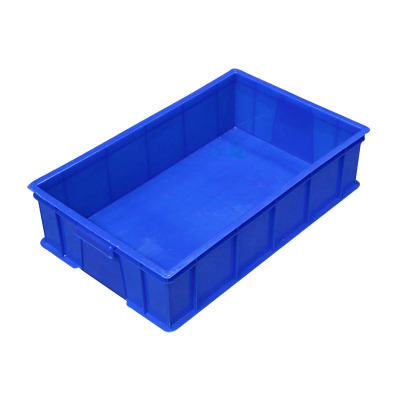 塑料零件盒螺丝工具盒货架物料收纳盒塑料箱周转盒 3号蓝色 520*350*150mm