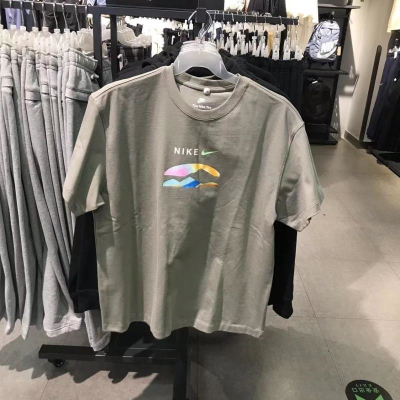 NIKE耐克短袖T恤运动休闲舒适透气圆领男装HJ3958-053 D