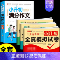 [全套4册]小升初满分+小升初真题卷 小学升初中 [正版]2024小升初满分作文大全人教版 小学生作文书大全小学三四五六