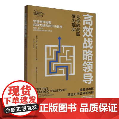 高效战略领导:让你的战略变为现实