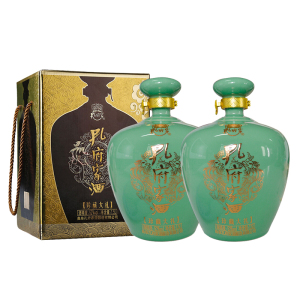 孔府家酒 珍藏大礼 52度 1500ml*2瓶 浓香型 山东高度白酒 送礼