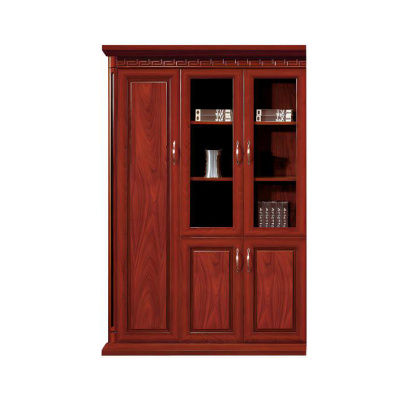 中豫鑫泽 ZYXZ4052401木质文件柜油漆贴木皮资料柜书柜 三门