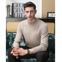 120支澳洲超细美丽诺羊毛衫冬季男士半高领纯羊毛长袖针织毛衣男