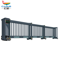 CJ-DHM1018智能电动段滑门平移门工厂单位电动大门分段直线门