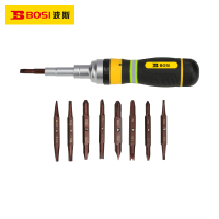 波斯(BOSI) 荧光系列19合1棘轮螺丝批 19PC 把