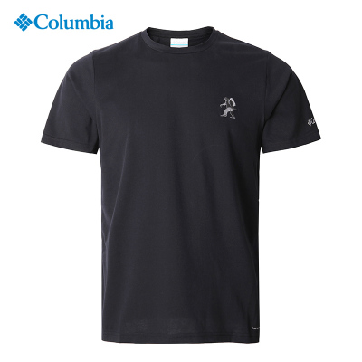 Columbia哥伦比亚短袖男2021夏季户外运动吸湿透气排汗宽松圆领T恤