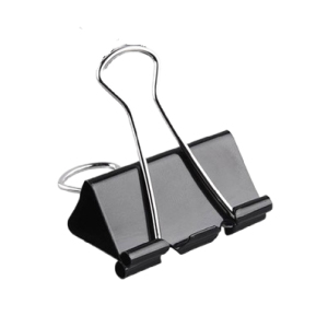 伴公式B1150 41mm长尾票夹24个/筒 黑色