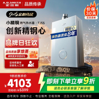 AO史密斯佳尼特[小精钢TJS5]16升增压零冷水燃气热水器 国家补贴 JSQ31-TJS5 安全守护 持久恒温