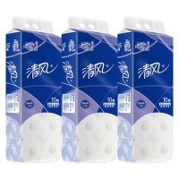 清风卷筒纸130g275抽*30卷平纹抽取式原生木浆B22AA5