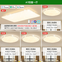 雷士照明NVC 语音智能遥控吸顶灯客厅灯卧室灯吊灯灯具套餐浪漫满天星现代简约灯具客厅吸顶灯组合灯具套餐