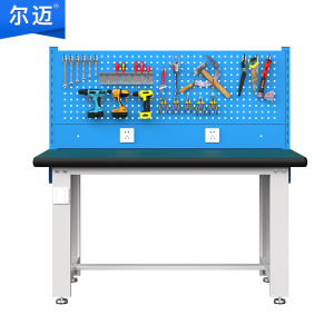 尔迈 重型钳工工作台防静电操作台工厂车间多功能维修工具台 2.1米 A款