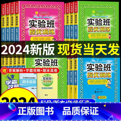 [套装]语数英3本●全国人教 三年级上 [正版]2024秋新版实验班提优训练三年级上册二年级上册一四年级五六年级语文人教