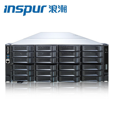 浪潮（INSPUR）NF5468M5四路机架式服务器人工智能高性能计算深度学习服务器2颗421020核2.2G四电8颗T4/64G/3块480G/0820P阵列卡