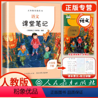 语文 六年级下 [正版]2022春语文课堂笔记六年级下册人教版RJ 小学6年级下册同步课堂讲解课课通重难点解析教辅学习资