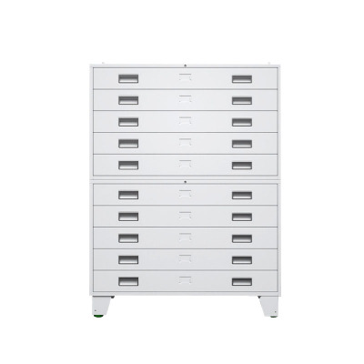 锦北 底图柜资料储存柜工程图纸柜底图储物柜多层抽屉柜 1号双层带轮子