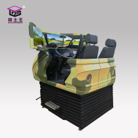 硕士王汽车驾驶模拟器猛士主动式通用运输车练习驾驶模拟训练器迷彩三轴