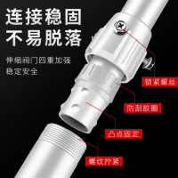 册视安防监控35管铝合金伸缩摄像机吊装万向鸭嘴头立柱装支架60-120cm个