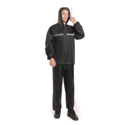 布雷德利 BRADLEYBD6TF1923104R2F分体式雨衣M-3XL(计价单位:套)黑色 黑色 M-3XL
