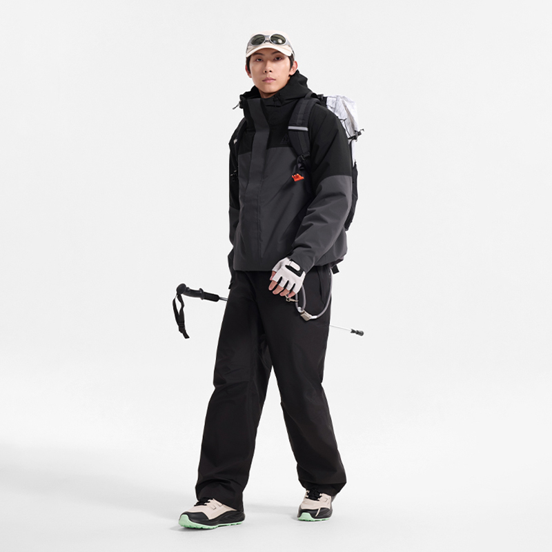 山河衣pro丨361°冲锋羽绒服男女同款冬季三合一运动羽绒服保暖外套