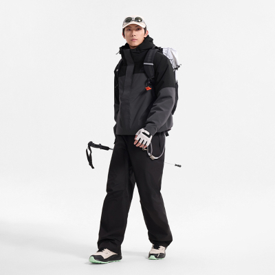 山河衣pro丨361°冲锋羽绒服男女同款冬季三合一运动羽绒服保暖外套