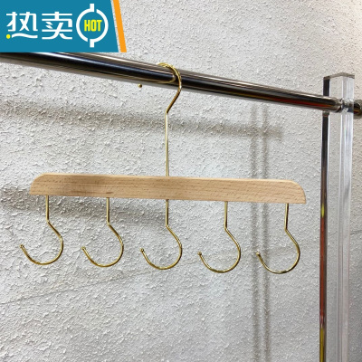 敬平韩版实木衣架原木色实木女装衣架木质服装拍照服装店展示挂钩