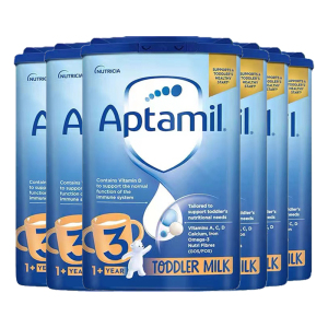 有效期到26年12月-6罐装 | Aptamil 英国爱他美 婴幼儿配方3段奶粉(1岁以上) 800g/罐 保税仓发货