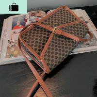 OPEN UP翻盖斜挎包小方包 韩国复古学院单肩斜挎马鞍包ins女包夏NEW LAKE 图片色女斜挎包