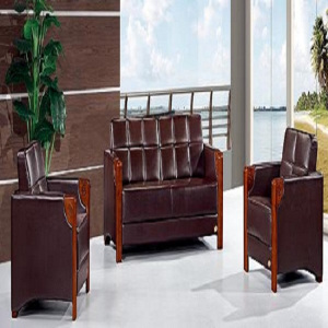 心业2+1办公沙发接待沙发XY-PSF6皮艺沙发茶几 此产品单件不出售批量请联系客服