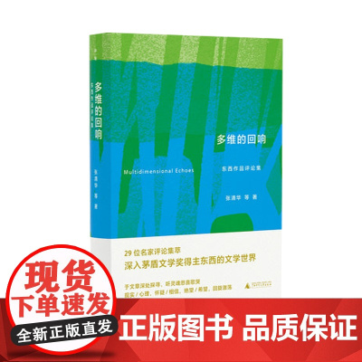 多维的回响:东西作品评论集 张清华等 著 东西 茅盾文学奖 文学评论 广西师范大学出版社