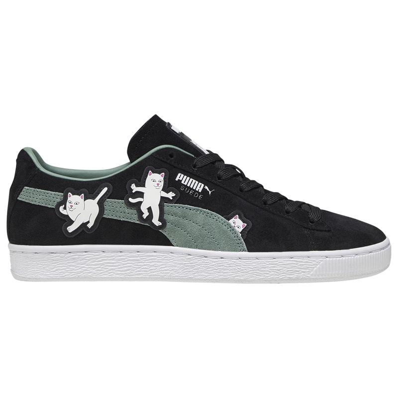 彪马(Puma)PUMA联名款街头潮牌篮球鞋男鞋白色黑 lace撞色设计休