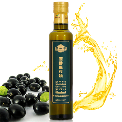 康一生 黑豆油 食用油非转基因 油 250ml 单瓶装