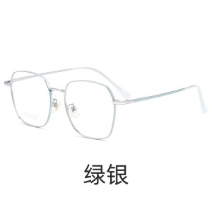 尚境新款近视镜时尚方框近视眼镜架轻薄钛合金复古眼镜框近视学生