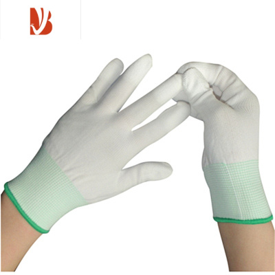 三维工匠36双尼龙PU涂指涂掌手套劳保工作耐磨防滑带胶防尘干活手套