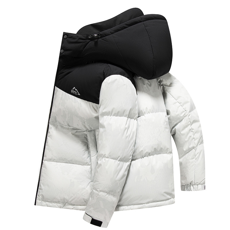 三防面包羽绒服秋冬新国标90极寒羽绒服男士户外脱卸帽加厚羽绒服