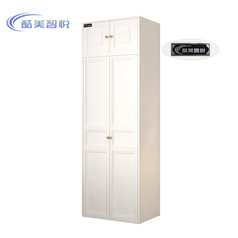 酷美智悦 钢制双门衣柜800*550*2400mm+顶柜 KM-JZ415 个