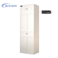酷美智悦 钢制双门衣柜800*550*2400mm+顶柜 KM-JZ415 个