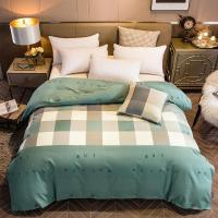 家柏饰(CORATED)全棉老粗布单被套全棉单双人学生宿舍床品1.5米1.8被子罩