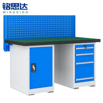 铭思达重型钳工操作台2.1米四抽一门张