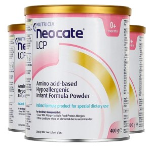 3罐装-海外直邮-澳大利亚Neocate 纽康特LCP氨基酸抗过敏奶粉 0-12月(最新)400g