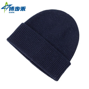 博步禾 针织帽 羊绒帽 顶